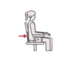 Sin apoyo lumbar